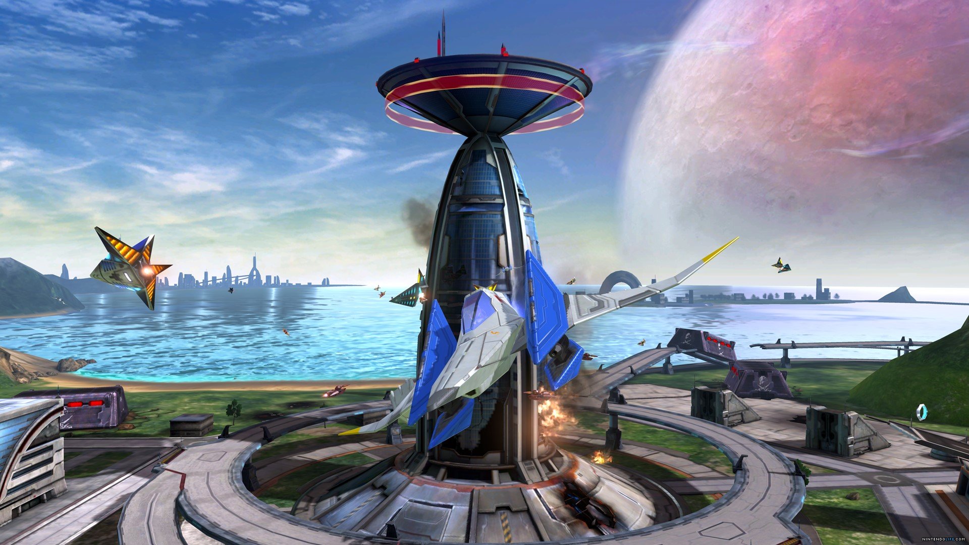 Star Fox Zero - Corneria comparison (3DS vs. Wii U)